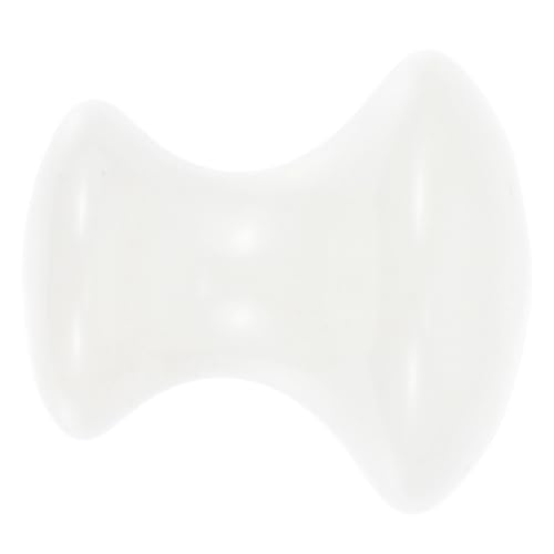 LRXIYODE Herramienta Masaje Gua Sha de Natural Forma de Blanca para Masaje Facial y Corporal Raspado Seguro sin Estática para Acupuntura y Relajación