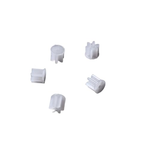 WLBQZESEG 5pcs/lot 0.4M 6T Teeth Gear Toy RC Model Car Drone Engine Coreless Electronic Starter 0.8mm Shaft Transmission Pinion Gear MAYAIYIN