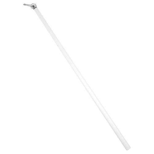 Veemoon Barra de Cortina Acrílica Transparente 12mm Tubo 50cm para Abrir Cortinas Push-Pull Extensión para Ventanas y Puertas en Hotel y Hogar