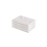 Práctico y conveniente: utilice una aspiradora, una bomba de mano, una bomba eléctrica, etc. para aspirar el aire. No necesita quitar el tapón de silicona de aire al bombear. Antes de bombear, apriete la abrazadera de cierre y tire de la cremallera sellada hacia adelante y hacia atrás varias veces. La bolsa de compresión al vacío se puede almacenar durante mucho tiempo. Y minimiza el espacio de almacenamiento.