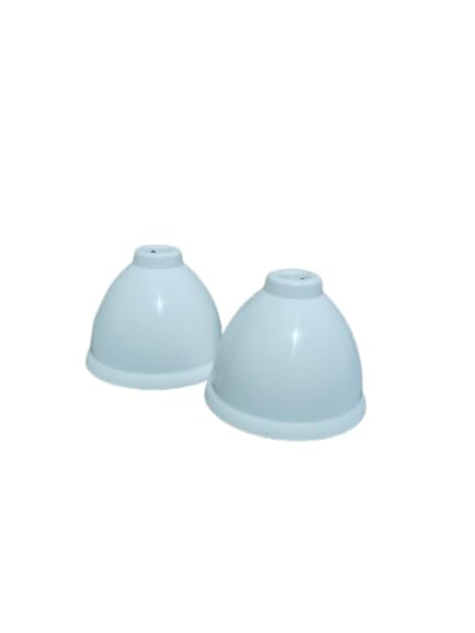 True Light Ceiling Fan Canopy/Ceiling Fan Cups Suitable for All Types of Fans Pack of 2 (White)