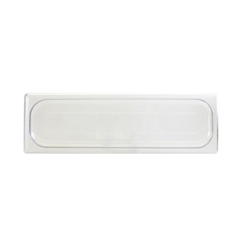 FSE 373-TG-PLPA7120LC, Food Pan Cover, 1/2 Size Long, Clear | Solid Design, Polycarbonate Construction, Dishwasher Safe, Break Resistant, -40°F To 210°F, NSF Listed