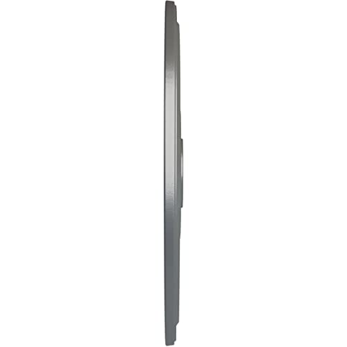 Image of Ekena Millwork CM24DISLS Diane Ceiling Medallion, 24 inchOD x 3 5 /8 inchID x 1 1 /4 inchP (Fits Canopies up to 6 1 /4 inch), Hand-Painted Silver