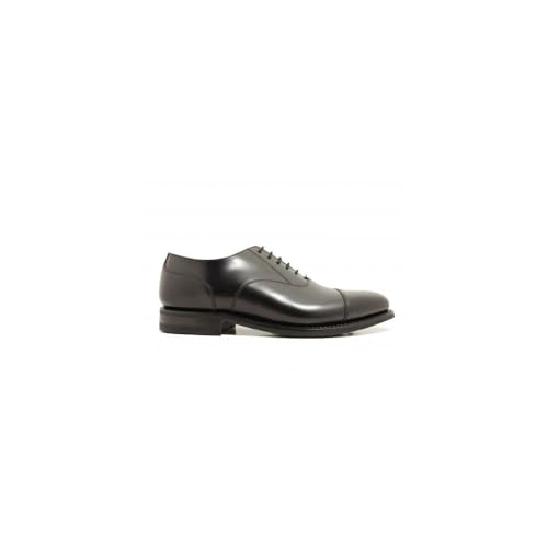 Loake 300 Black G-Width Polished Leather G Width Mens Oxford Lace Up Shoes 10 Black