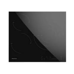 Placa Induccion Taurus Taurus V603S - Placa vitrocerámica, 5700W, 3 zonas de calentamiento, zona XXL, 9 niveles de potencia, control táctil deslizante, temporizador hasta 99 min, función Stop&Go, bloqueo infantil, negro