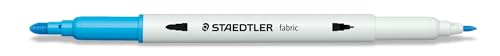 Caneta para Tecido Duo, Ponta dupla, STAEDTLER, 3190 TB12 ST, 12 Cores