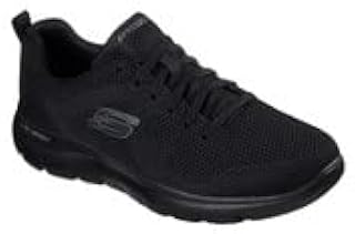 skechers plain black shoes