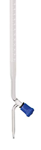 Borosil® Burettes, Boroflo Fitted with Boroflo General Purpose Screw Thread PTFE Keys, Accuracy as per Class B, 100mL, 5/CS