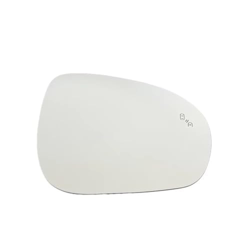 Miroir de voiture chauffant pour Fiat 500X verre de rétroviseur droit convexe 2016-2023