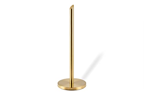 Roomoxie Free Standing Toilet Paper Roll Holder Stand With Storage For 4 Rolls Of Toilet Tissue - Beautifully Designed Sus304 Stainless Steel Gold Bathroom Toilet Roll Holder #TOP7