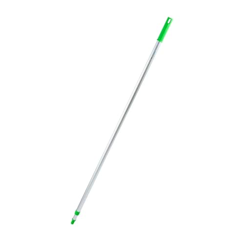 Image of Restaurantware-Handle ONLY: Clean Tek Professional 51.18 Inch Squeegee Handle, 1 Telescopic Stick - Squeegees and Window Strip Washers Sold Separately, 48 to 96 Inches, Green Aluminum Holder