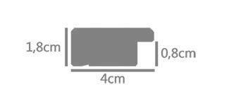 Cornice portafoto in legno da parete Made in Italy...