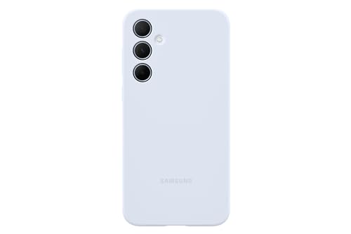 Coque en silicone pour Samsung Galaxy A35 5G Bleu Polaire