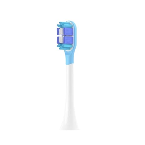 8 ���u���V�w�b�h�AMIJIA T301 MES605 T302 MES608 T501 MES607 T501C Pro �����w�b�h�Ƃ̌݊���(8Pcs white and blue)