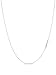 925 Sterling Silver Box Chain Necklace .7mm Sturdy Thin Nickel Free Made in Italy 22" inch