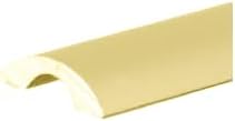 CRL Brite Gold Anodized Frameless Shower Door Half-Round Threshold - 95 in long