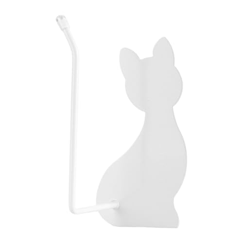 Porta Rollos de Papel de Cocina, Soporte para Rollos, Estante De Almacenamiento con Diseño De Gato para Casa De Huéspedes Viajes Y Casa Rural