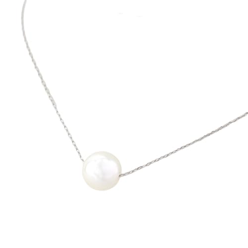 ネックレス 無調パールネックレス プラチナ (Pt850)