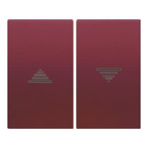 Bjc iris color - Teclas pulsador interruptor persiana serie iris rojo rubi