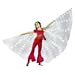 Produktbild QOTSTEOS Leuchtende Flügel, LED, Bauchtanz, Erwachsene, in fünf Farben, Zubehör, Performance, LED, für Tanzpartys, Kostüme, Weihnachten, Bars (weiß Kinder)