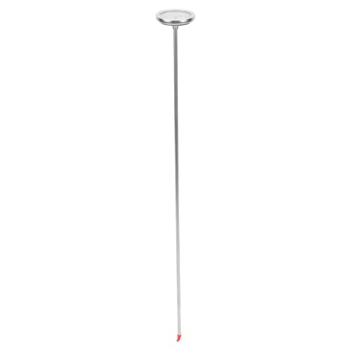 SUPVOX Termómetro De Suelo De 50 Cm Acero Inoxidable Para Jardinería y Compostaje, Detector De Temperatura 0°c-120°c Herramienta De Medición Precisa Para Exterior