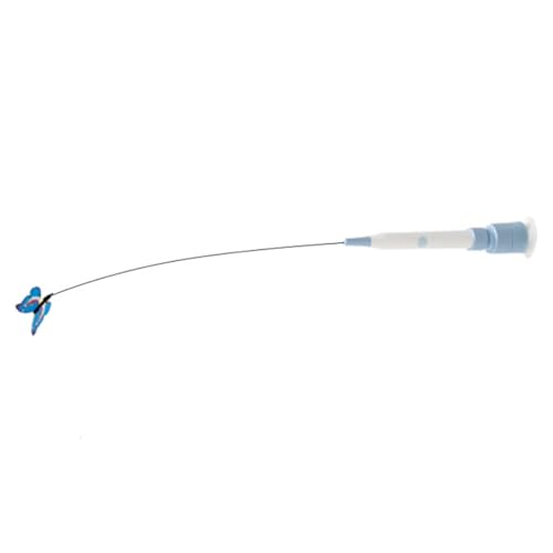 Base à ventouse pour chat avec papillon rotatif rechargeable USB