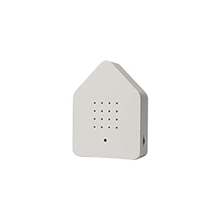 Zwitcherbox Classic twitscherbox, wit/wit, 11 x 12 x 3 cm