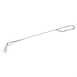 Rastrello per cenere in acciaio inox per Kamado Joe Classic I II III e grandi griglie per uova verdi, 45,7 cm, in metallo resistente, strumento per la rimozione della cenere con gancio per appendere