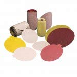 Carborundum 5539518107 Premier Red Aluminum Oxide Dri-Lube Paper Discs- (1 Unit)