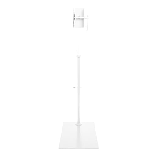Image of Embroidery Hoop Stand Cross Stitch Bundle - Lowery Lilly White Cross Stitch Floor Hands Free Workstand with Unique Hand Dyed Aida 16 Count Cross Stitch Fabric by VolcanoStitching