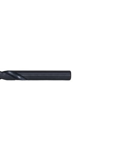 Image of Century Drill & Tool 24121 Pro Grade Black Oxide Drill Bit, 21 /64 inch, Pro | Straight shank, 4-5 /8 inch overall length, 135 point, cuts steel, wood & plastic, 135 split point