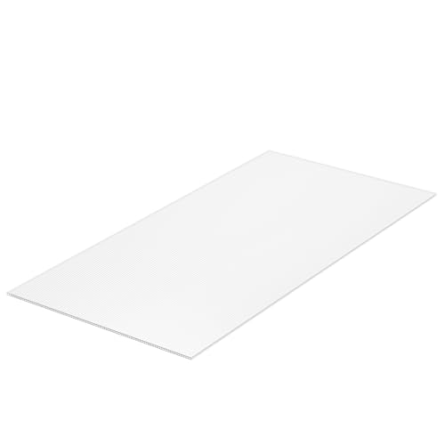 Vevor Pannelli Per Serre In Policarbonato Per Tetti 14 Pezzi, 1210 X 605 X 8 Mm, Coperture In Plastica Ondulata Impermeabile E Protetta Dai Raggi Uv, Lastre Trasparenti Per Coperture Urti Per Serre - 4