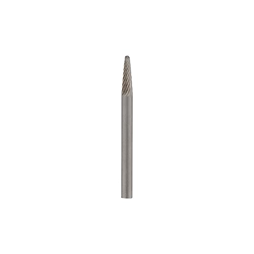 Dremel 9910 - Fresa de carburo de tungsteno con punta de cono 3.2 mm, accesorio punta cuadrada para herramienta rotativa para grabar, tallar en metal, carbono, aluminio