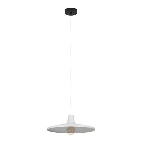 Lámpara colgante Eglo Miniere de metal gris y madera de Ø 42 cm E27 2