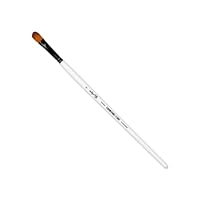 Darwi For You DF1205150008C - Künstlerpinsel Acrylpinsel Filbertpinsel 9 mm, Größe 8, geeignet für Acrylfarben, Katzenzungenform, 1 Stück