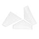 QUARKZMAN Eckenschutz Kantenschutz 12x50mm Dreiecksform Glas-Tischregal-Eckschützer Kissen 50 Stück Kunststoffeckschützer für Eckschutz von Glas, Spiegel, Fliesen, Schwarz