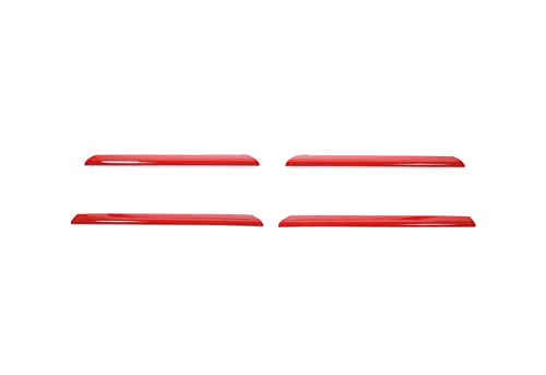 Feux anti-brouillard insert de pare-chocs avant rouge pour rassemblement auto Charger
