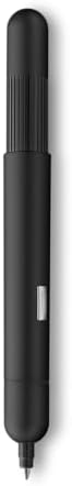 LAMY Pico Medium Tip Ballpoint Pen | Matt Black Lacquer Finish | Innovative Pocket Pen | with M-22 Refill, Black Ink