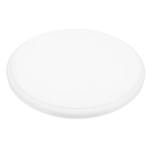 NUOBESTY Plastic Ceiling Light Cover Ceiling Fan Light Globe Replacement Dome Shade Lamp Clip-on Design Modern for Living Room 10 in