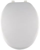 MINTCRAFT ES001-WH ProSource Toilet Seat, for Use with Elongated Bowls, 19 in W, White
