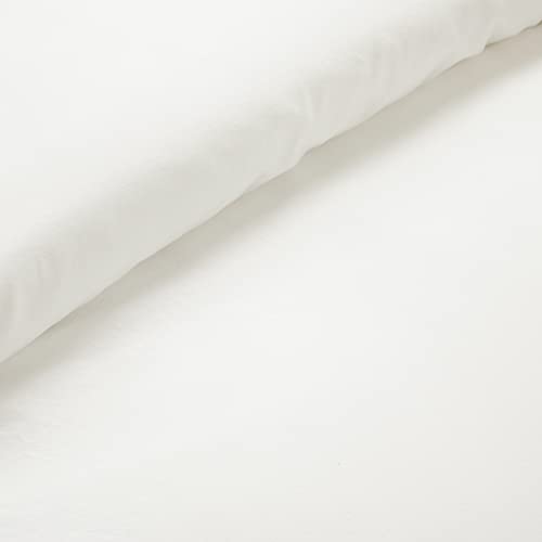 Image of Lush Decor Reyna Ruffle Cotton Duvet Cover Set 2 Piece Set Twin XL, White - Cute Teen Bedding Set - White Duvet - Ruffled Bedding - Coquette Dorm Decor