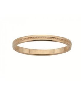 Alliance Mariage Or au quotidien - Anneau Dolly 2 mm taille 63 confortable
