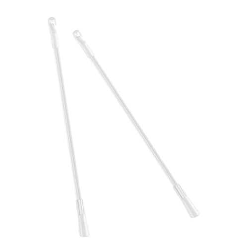 Cabilock 2pcs Blinds Replacement Parts Curtain Rods Hooks Vertical Blinds Pull Rods for Home Office Use Easy to Shutters