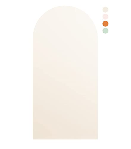 Arch Wall Decal for Boho Wall Decor- Neutral Wall Sticker - Peel and Stick, Removable Arch Decal for Nursery Wall Decor. Large Accent Wall Sticker (72”x35”) in Light Beige Off-White