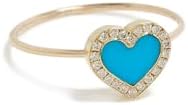 Jewelry Women's 18k XS Inlay Heart Ring