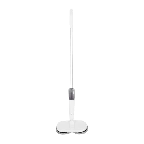 Jectse Vadrouille électrique sans Fil avec Jet d'eau Léger, Nettoyeur de Sol Puissant Blanc pour Salon Cuisine Chambre à Coucher