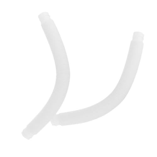 UKCOCO 2 Piezas Manguera Repuesto Filtro Piscina Tubo Flexible Pp Duradero para Bomba y Filtro de Piscina Accesorio Práctico y Resistente sin Fugas Longitud Retráctil para Mantenimiento