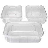 Snapklik.com : Containers 3 Compartment 20 Pack