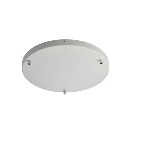 Rosace multicâbles fer blanc 3 trous BL290-PL3-DM40-BCO pavillon plafond blanc d40