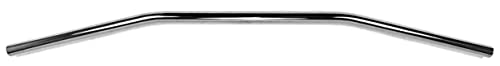 Guidon Drag Bar 100cm chrome miroir 25,4mm haute résistance pour un poste de pilotage épuré